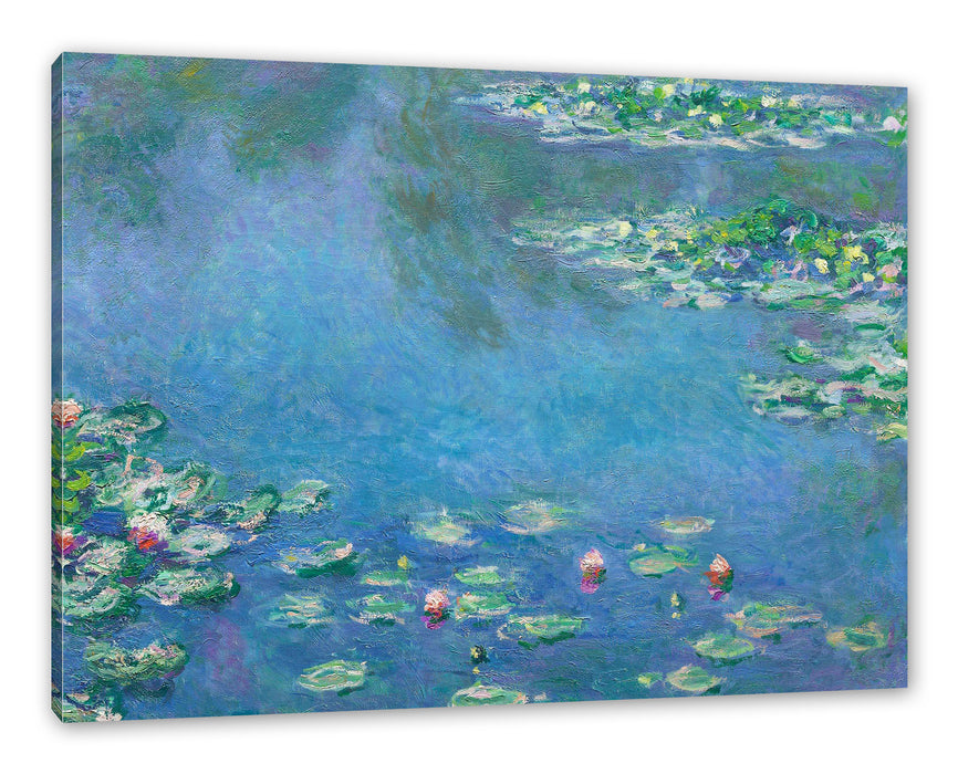 Pixxprint Claude Monet - Seerosen IV, Leinwandbild