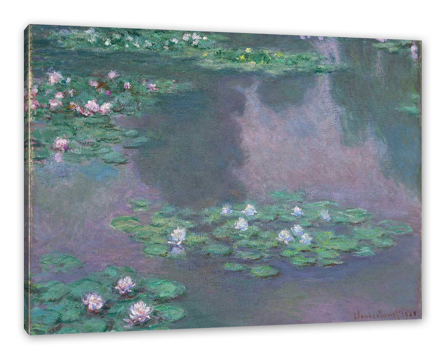 Pixxprint Claude Monet - Seerosen VI, Leinwandbild