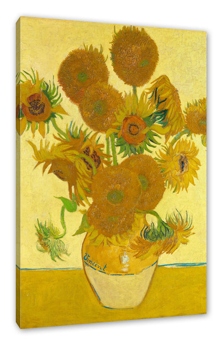 Pixxprint Vincent Van Gogh - Sonnenblumen I, Leinwandbild