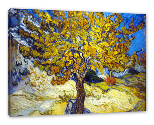 Vincent Van Gogh - Maulbeerbaum Leinwanbild Rechteckig