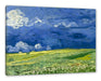 Vincent Van Gogh - Weizenfeld unter Gewitterwolken Leinwanbild Rechteckig