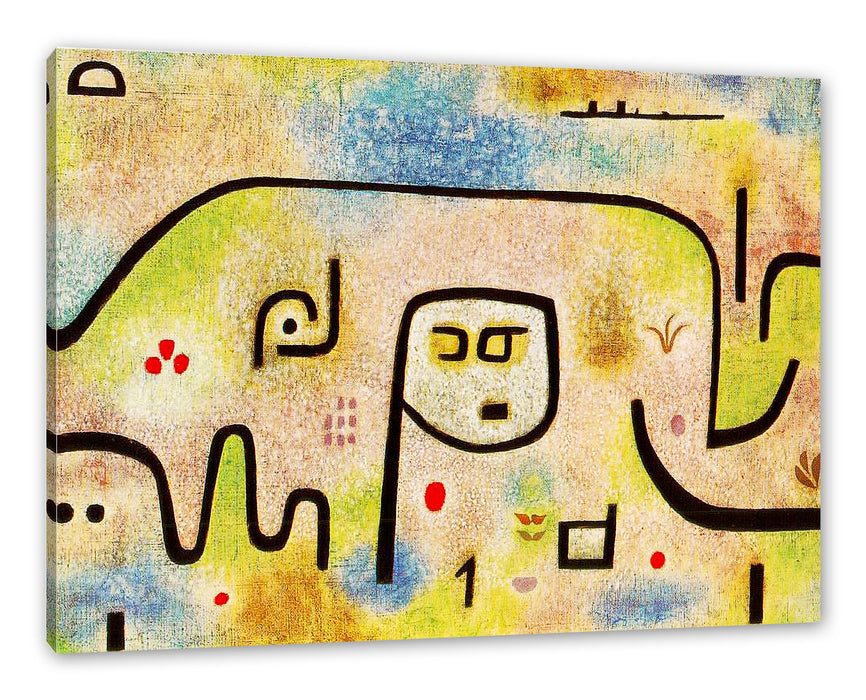 Pixxprint Paul Klee - Insula Dulcamara, Leinwandbild