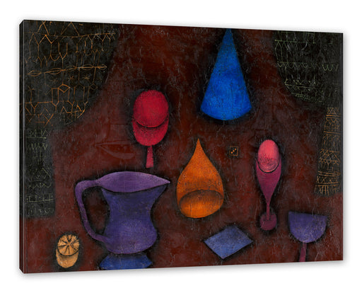 Paul Klee - Stillleben Leinwanbild Rechteckig