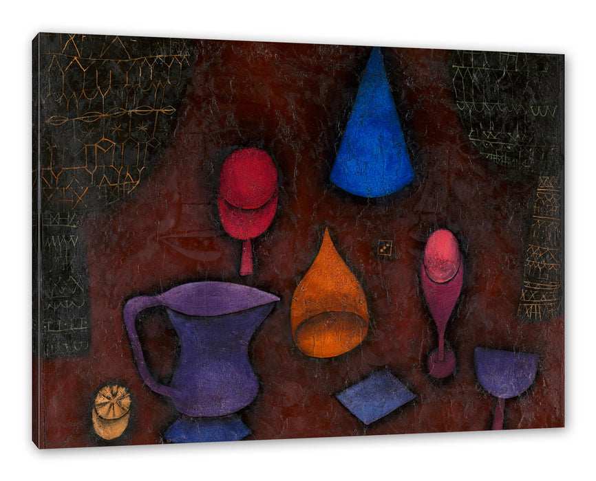 Paul Klee - Stillleben Leinwanbild Rechteckig