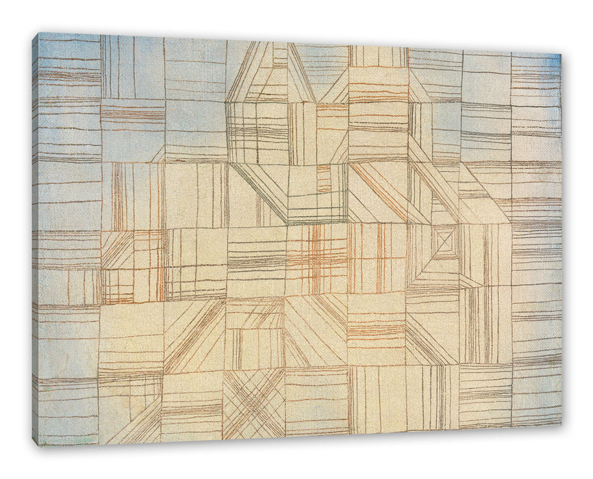 Pixxprint Paul Klee - Variationen Progressives Motiv, Leinwandbild
