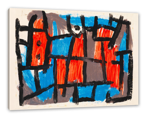 Paul Klee - Die Stunden vor der Nacht Leinwanbild Rechteckig