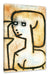 Paul Klee - Mädchen in Trauer Leinwanbild Rechteckig