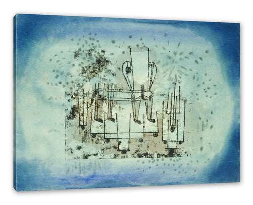 Paul Klee - Das Stuhl-Tier Leinwanbild Rechteckig