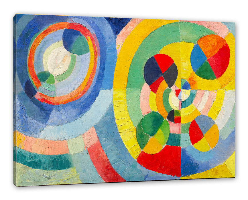 Pixxprint Robert Delaunay - Zirkuläre Formen, Leinwandbild