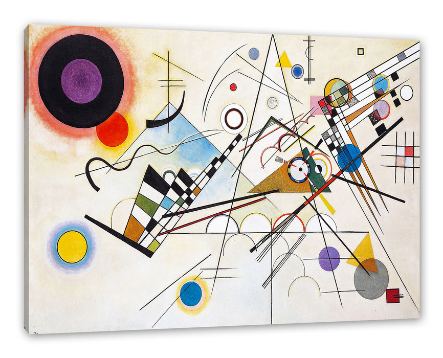 Pixxprint Wassily Kandinsky - Komposition, Leinwandbild