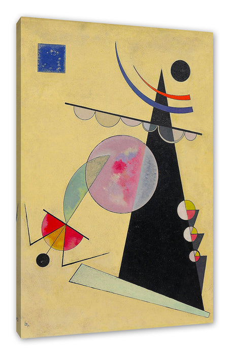 Wassily Kandinsky - Helle Einheit Leinwanbild Rechteckig