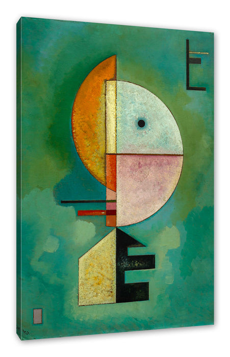 Pixxprint Wassily Kandinsky - Empor, Leinwandbild