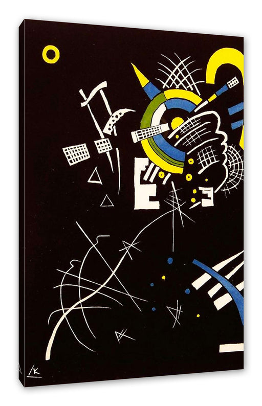 Wassily Kandinsky - Kleine Welten Leinwanbild Rechteckig