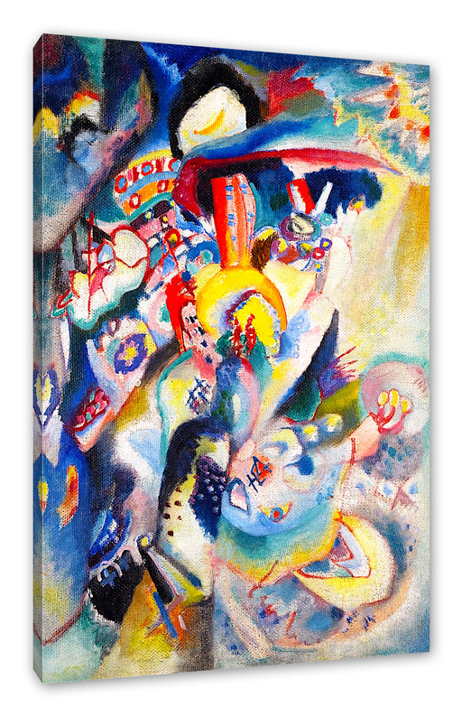 Wassily Kandinsky - Moskau II Leinwanbild Rechteckig