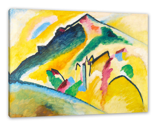 Wassily Kandinsky - Herbstlandschaft Leinwanbild Rechteckig