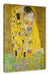 Gustav Klimt - Der Kuss Leinwanbild Rechteckig