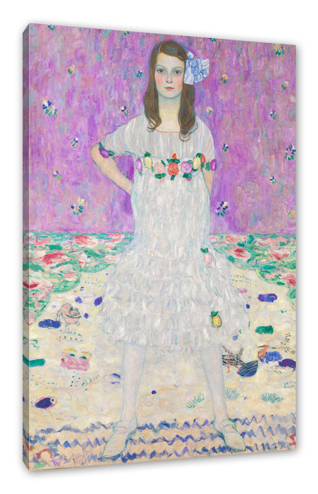 Pixxprint Gustav Klimt - Mäda Primavesi, Leinwandbild