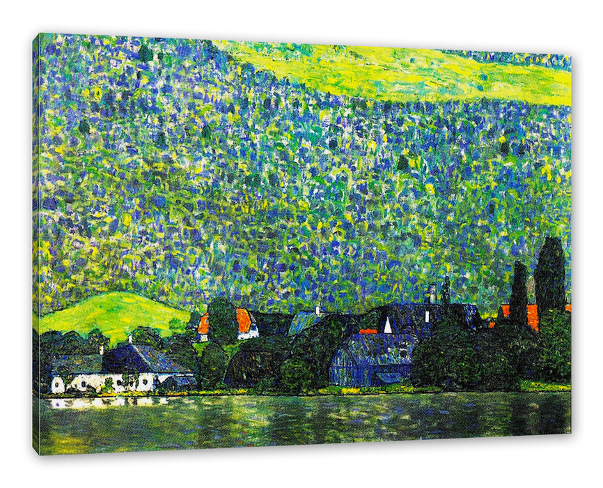 Pixxprint Gustav Klimt - Litzlberg am Attersee, Leinwandbild