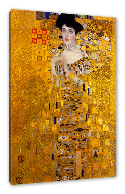 Gustav Klimt - Adele Bloch-Bauer I Leinwanbild Rechteckig