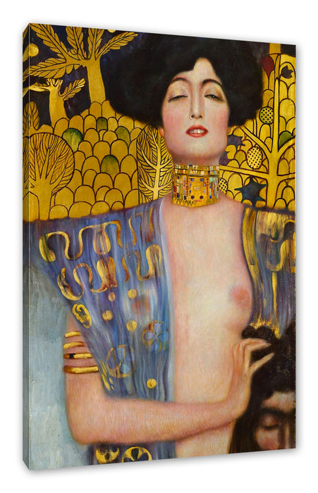 Pixxprint Gustav Klimt - Judith I, Leinwandbild