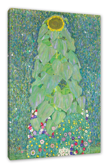 Pixxprint Gustav Klimt - Die Sonnenblume, Leinwandbild