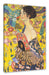 Gustav Klimt - Frau mit Fächer Leinwanbild Rechteckig