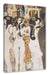 Gustav Klimt - Beethovenfrieslinker Teil Leinwanbild Rechteckig