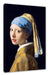 Johannes Vermeer - Mädchen mit dem Perlenohrring Leinwanbild Rechteckig