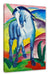 Franz Marc - Blaues Pferd Leinwanbild Rechteckig