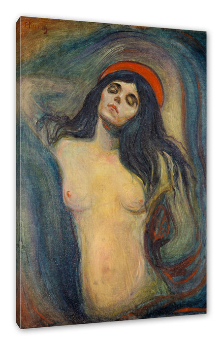 Pixxprint Edvard Munch - Madonna, Leinwandbild