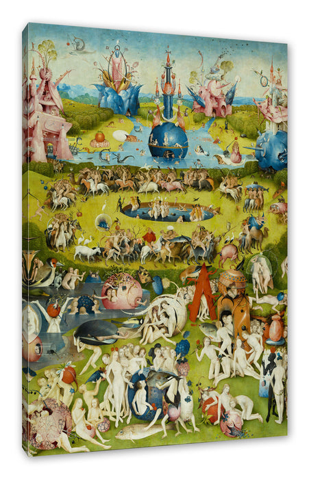 Pixxprint Hieronymus Bosch - Der Garten der Lüste IV, Leinwandbild