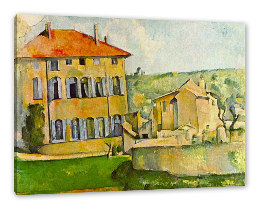 Pixxprint Paul Cézanne - Jas de Bouffan II, Leinwandbild