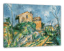 Paul Cézanne  - Das Haus Maria am Weg zum Château Noir Leinwanbild Rechteckig