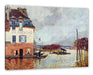 Alfred Sisley - Flood at Pont-Marley   Leinwanbild Rechteckig