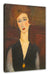 Amedeo Modigliani - Portrait einer Frau Leinwanbild Rechteckig