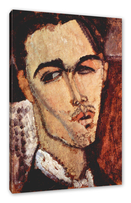 Amedeo Modigliani - Portrait von Celso Lagar Leinwanbild Rechteckig