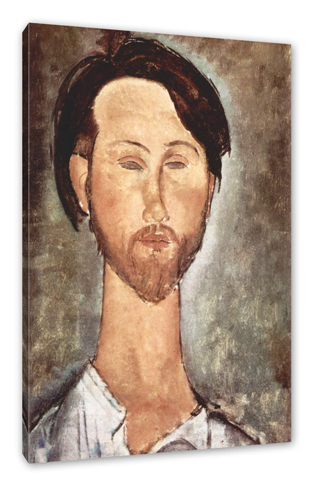 Pixxprint Amedeo Modigliani - Leopold Zborowski , Leinwandbild