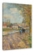 Camille Pissarro - CHEMIN DE LÉCLUSE SAINT-OUEN-L?AUM Leinwanbild Rechteckig