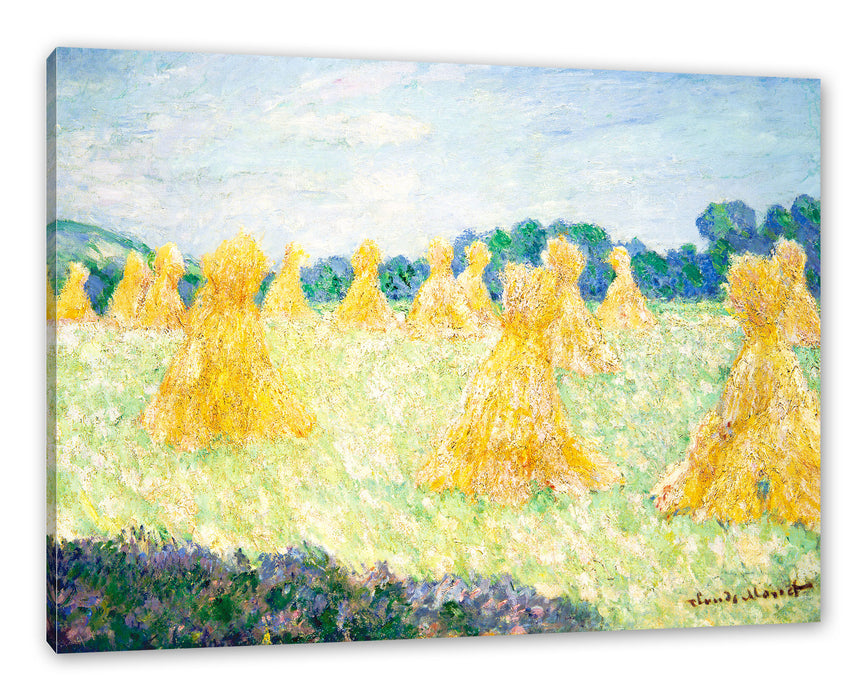 Pixxprint Claude Monet - Die jungen Damen von Giverny, Leinwandbild