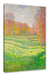 Claude Monet - Wiese in Giverny Leinwanbild Rechteckig