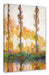 Claude Monet - Pappeln im Herbst  Leinwanbild Rechteckig