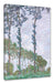 Claude Monet - PappelnWind-Effekt Leinwanbild Rechteckig