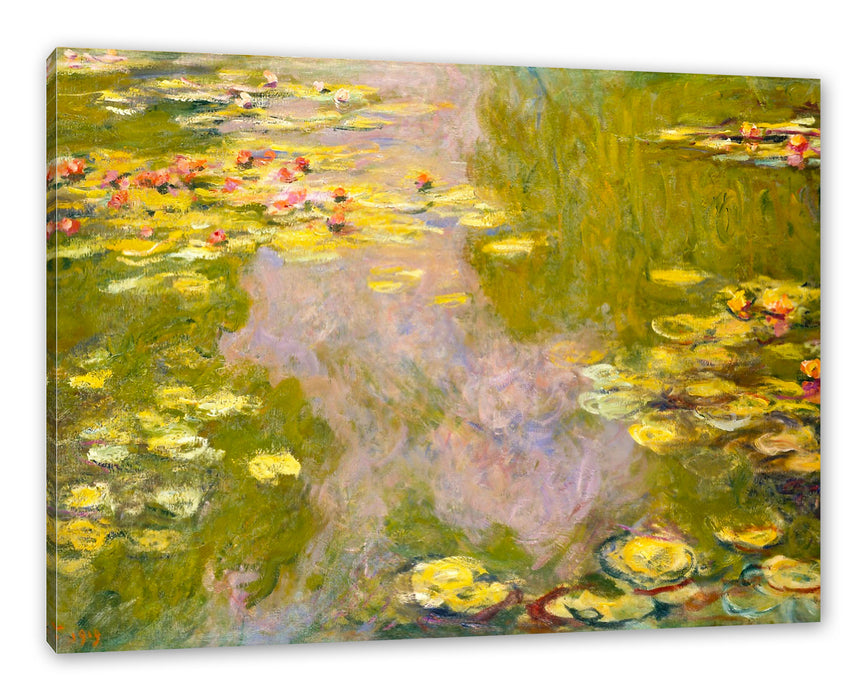 Pixxprint Claude Monet - Seerosen  II, Leinwandbild