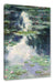 Claude Monet - Teich mit Seerosen   Leinwanbild Rechteckig