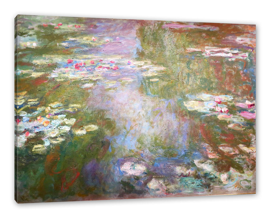 Pixxprint Claude Monet - Seerosenteich  , Leinwandbild