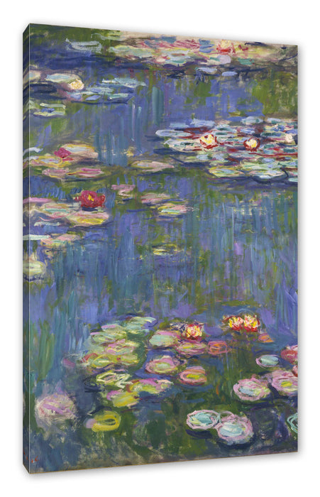 Claude Monet - Seerosen Leinwanbild Rechteckig