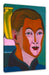 Ernst Ludwig Kirchner - Kopf des Malers Selbstbildnis Leinwanbild Rechteckig