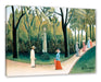 Henri Rousseau - Die Luxemburg Gärten - Shopin-Monument Leinwanbild Rechteckig