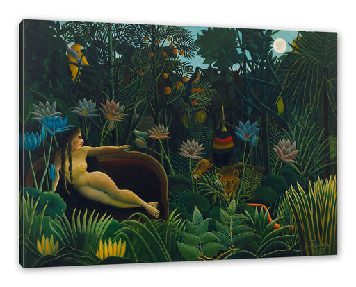 Henri Rousseau - Der Traum  Leinwanbild Rechteckig