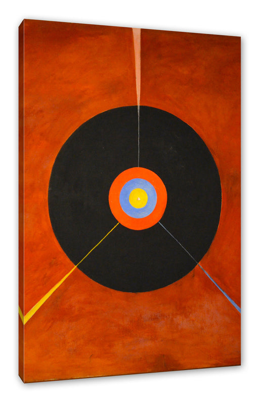 Hilma af Klint - Der Schwan I Leinwanbild Rechteckig